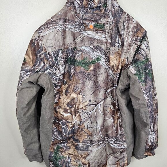 Field & Stream Jacket Hydroproof Ultra REALTREE Camo Hunting Rain coat youth L - Picture 4 of 9
